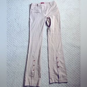 Altuzarra split flare tan dress pants size 40 EU/ 6-8 US